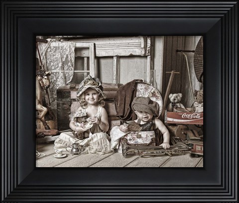 Framed Grandma&#39;s Attic 2 Print