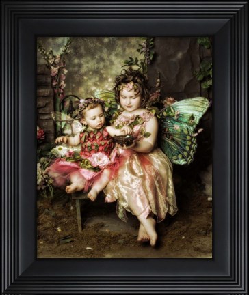 Framed Victorian Fairies Print