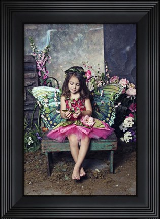 Framed Fairy Garden Print