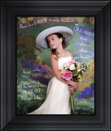 Framed Enchanted Garden Print