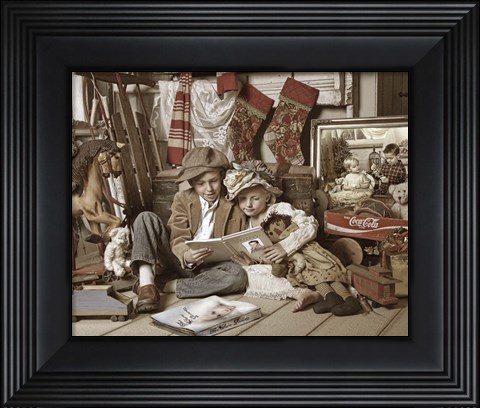 Framed Grandma&#39;s Attic 3 Print