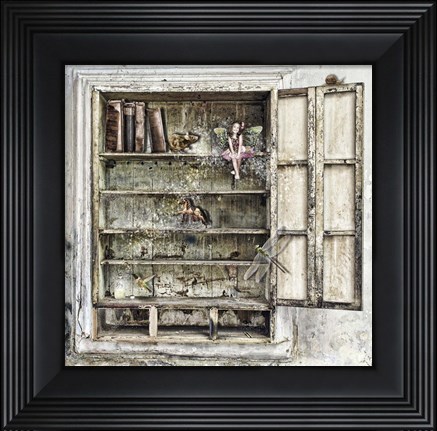 Framed Fairy Cupboard Print