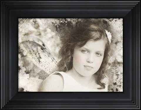 Framed Winter Fairy Print
