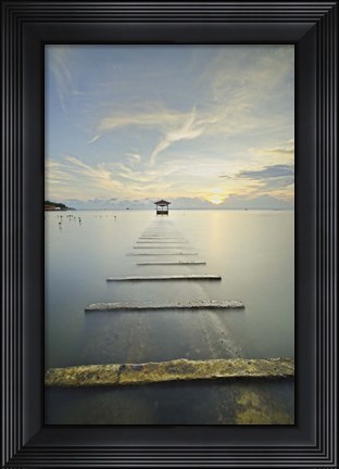 Framed Ocean Train Print