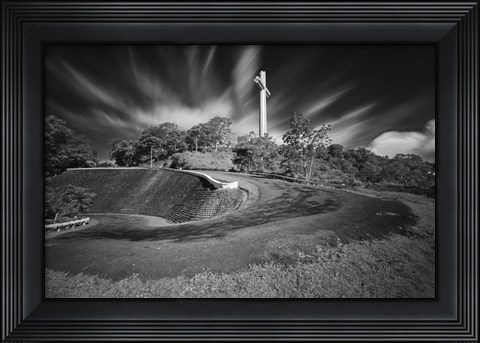 Framed Samat Cross Print