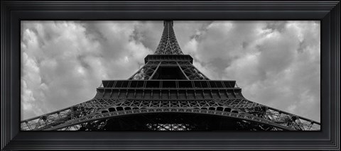 Framed Eiffel Panoramica Print
