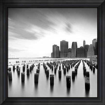 Framed Manhattan Skyline 2 Print