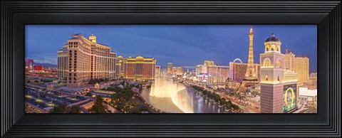 Framed Panorama 1 Las Vegas Print