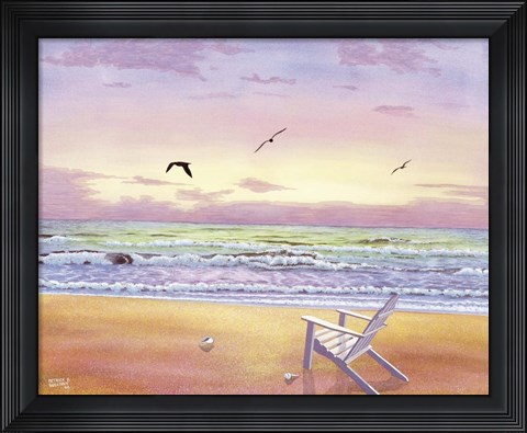 Framed Beach Colors Print