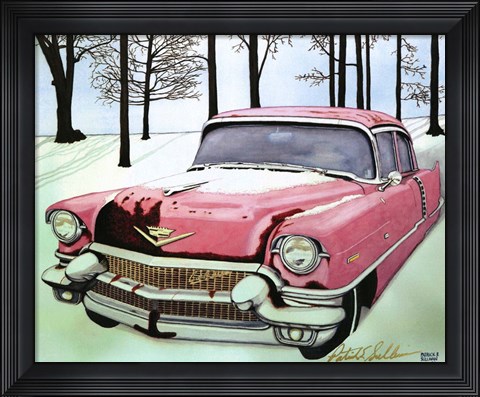 Framed &#39;57 Cadi Print