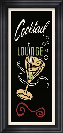 Framed Cocktail Lounge Print