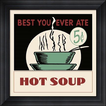 Framed Hot Soup Print