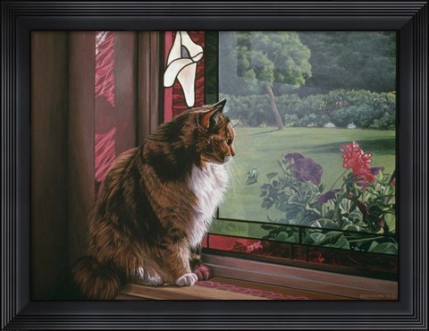 Framed Garden View Print