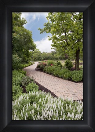 Framed Pathway at Franklin Park, Columbus, Ohio 10 Print