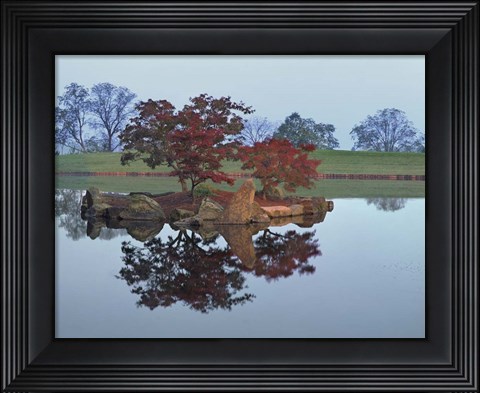 Framed Reflections #2, Hocking Hills, Ohio 92 Print