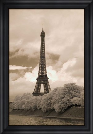 Framed Eiffel Tower #6, Paris, France 07 Print