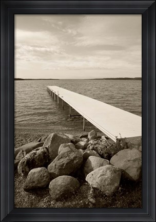 Framed On the Lake 2 Print