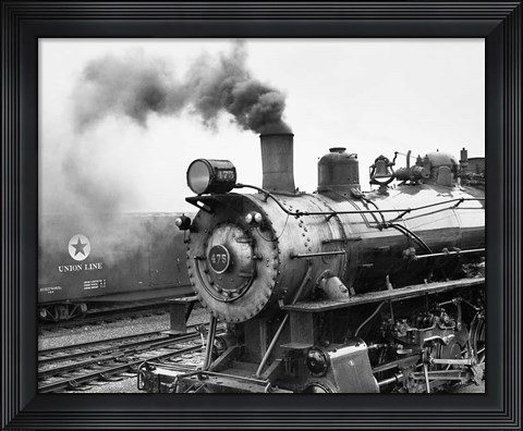 Framed Locomotive, Ohio 85 Print