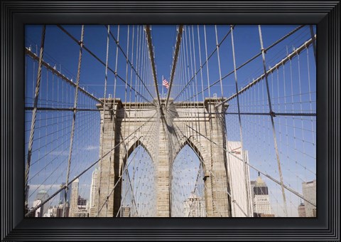 Framed Brooklyn Bridge #2,  New York City, New York 08 Print