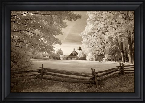 Framed Eagle Bluff Lighthouse, Door County, Wisconsin 12 Print