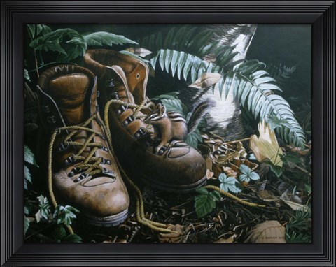 Framed Camp Visitor Print