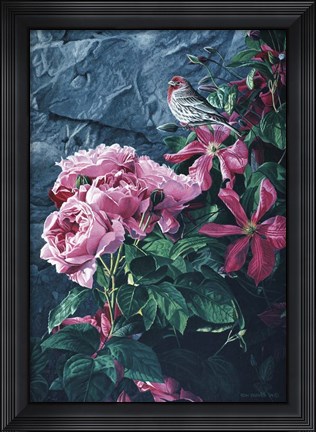 Framed Walled Garden Print