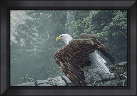 Framed Fallen Totem Print