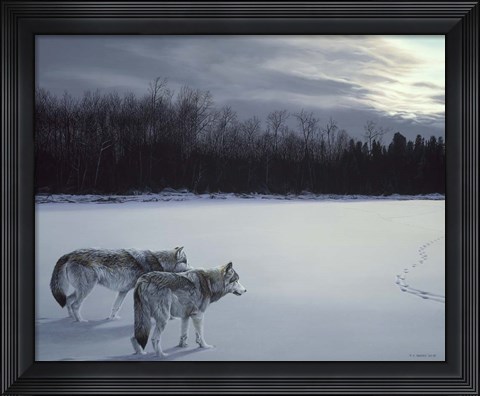 Framed When Paths Cross Print