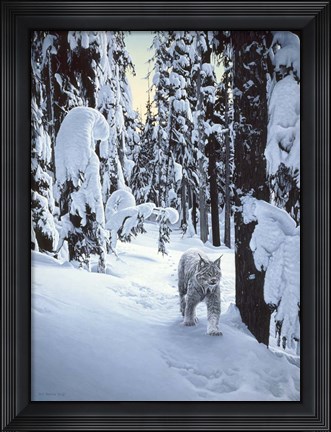 Framed Silent Steps Print