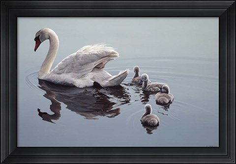 Framed Following Mama Print