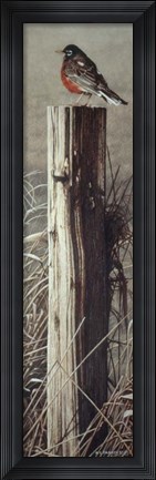 Framed Fence Post Print