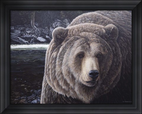 Framed By The Falls Print