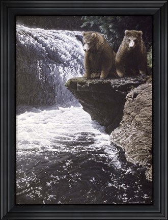 Framed Fishing Hole Print