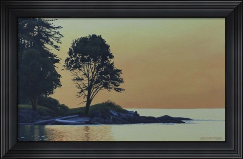 Framed Amber Morning Print