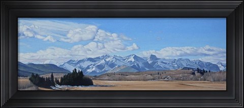 Framed Autumn Foothills Print