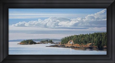 Framed Coastal Lighthouse Print