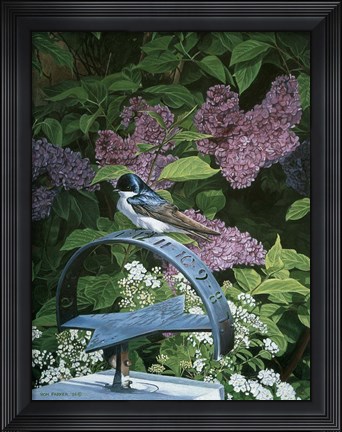 Framed Sundial Print