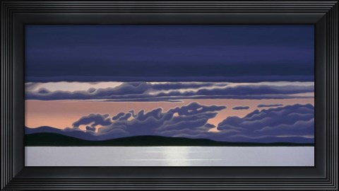 Framed Evening Clouds Print