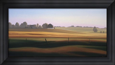 Framed Autumn Fields Print
