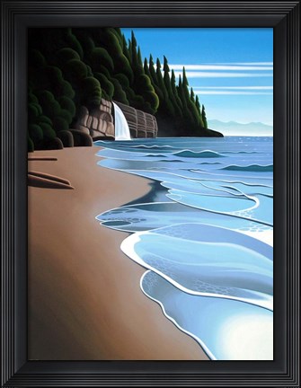 Framed Mystic Beach Print