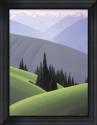Framed Hurricane Ridge Print