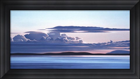 Framed Evening Clouds 2 Print