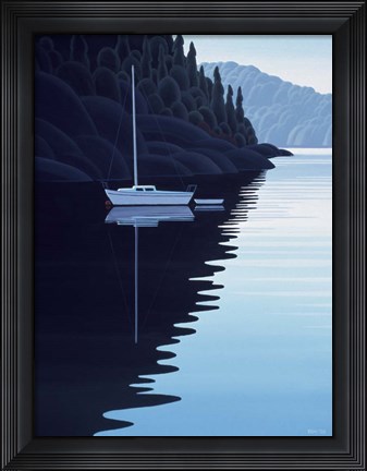 Framed Tranquil Cove Print