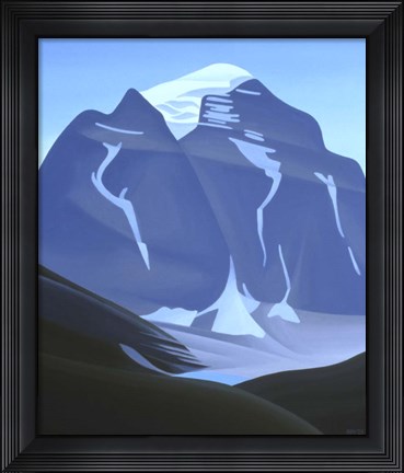Framed Mt. Temple Print
