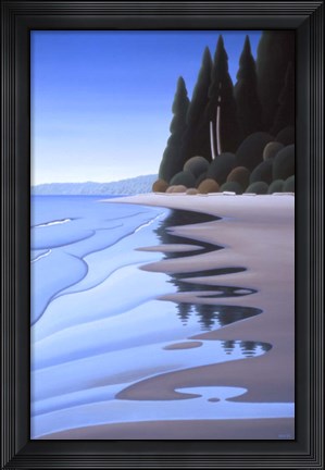 Framed Low Tide Print