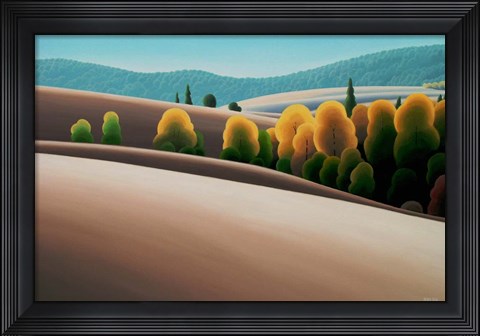 Framed Autumn Aspen Print