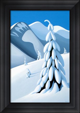 Framed After The Snow Storm Print