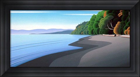Framed Autumn Coast Print
