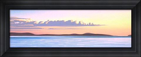 Framed Island Dawn Print