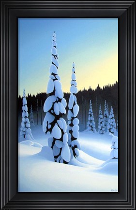Framed Just Before Dawn Print